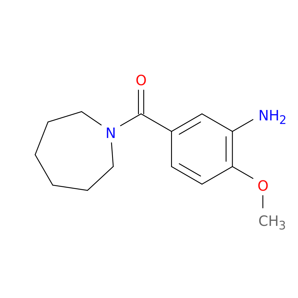 5-(azepane-1-carbonyl)-2-methoxyaniline