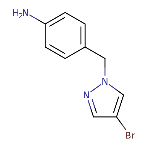 4-((4-Bromo-1H-pyrazol-1-yl)methyl)aniline