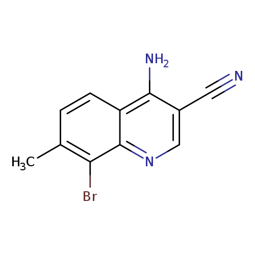 4-amino-8-bromo-7-methylquinoline-3-carbonitrile