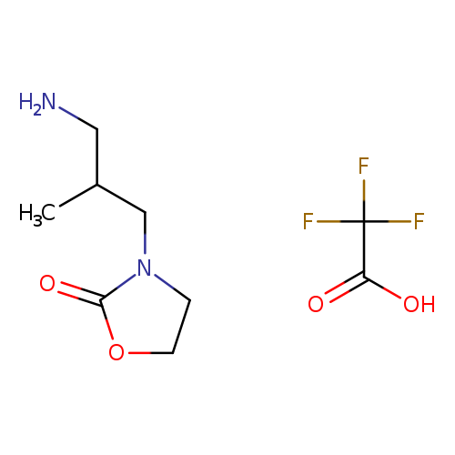 3-(3-amino-2-methylpropyl)-1,3-oxazolidin-2-one,trifluoroaceticacid