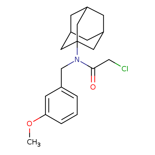N-(adamantan-1-yl)-2-chloro-N-[(3-methoxyphenyl)methyl]acetamide