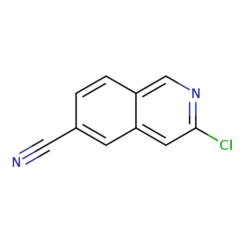 3-Chloro-6-cyanoisoquinoline, 3-Chloro-6-cyano-2-azanaphthalene