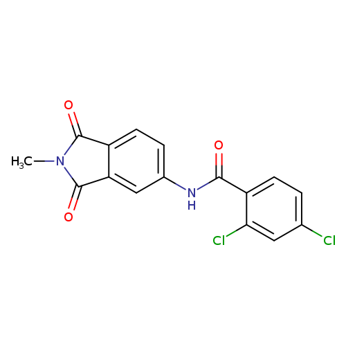 2,4-dichloro-N-(2-methyl-1,3-dioxo-2,3-dihydro-1H-isoindol-5-yl)benzamide