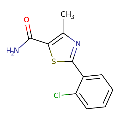 2-(2-chlorophenyl)-4-methyl-1,3-thiazole-5-carboxamide