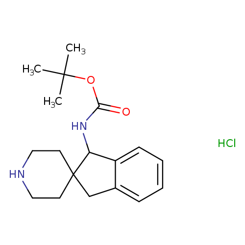 tert-butylN-{1,3-dihydrospiro[indene-2,4'-piperidin]-3-yl}carbamatehydrochloride