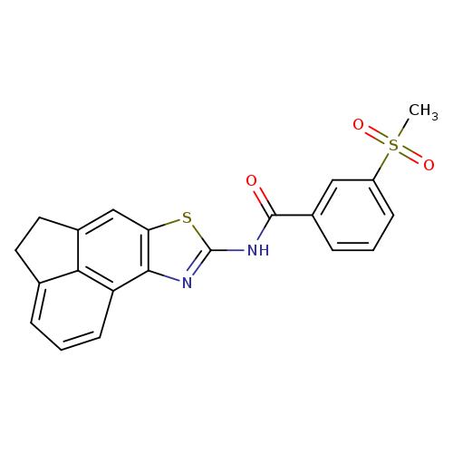 3-methanesulfonyl-N-{5-thia-3-azatetracyclo[6.6.1.0^{2,6}.0^{11,15}]pentadeca-1(15),2(6),3,7,11,13-hexaen-4-yl}benzamide