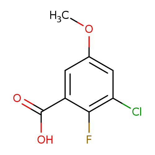 3-chloro-2-fluoro-5-methoxybenzoic acid