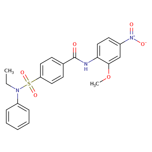 4-[ethyl(phenyl)sulfamoyl]-N-(2-methoxy-4-nitrophenyl)benzamide
