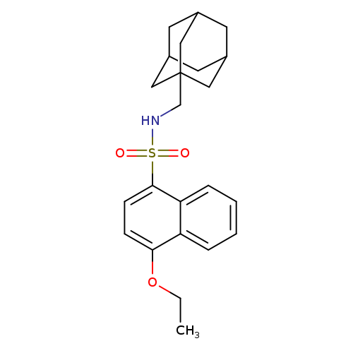 N-[(adamantan-1-yl)methyl]-4-ethoxynaphthalene-1-sulfonamide
