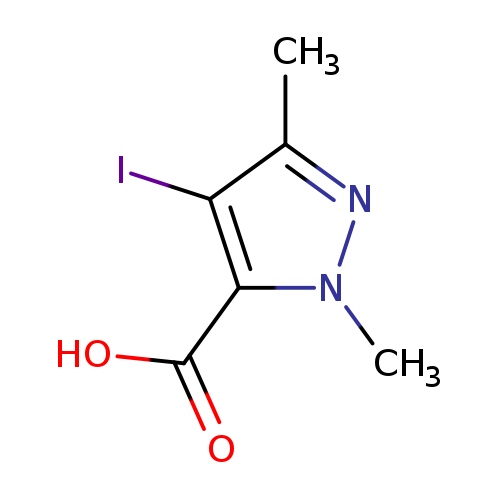 4-iodo-1,3-dimethyl-1H-pyrazole-5-carboxylic acid