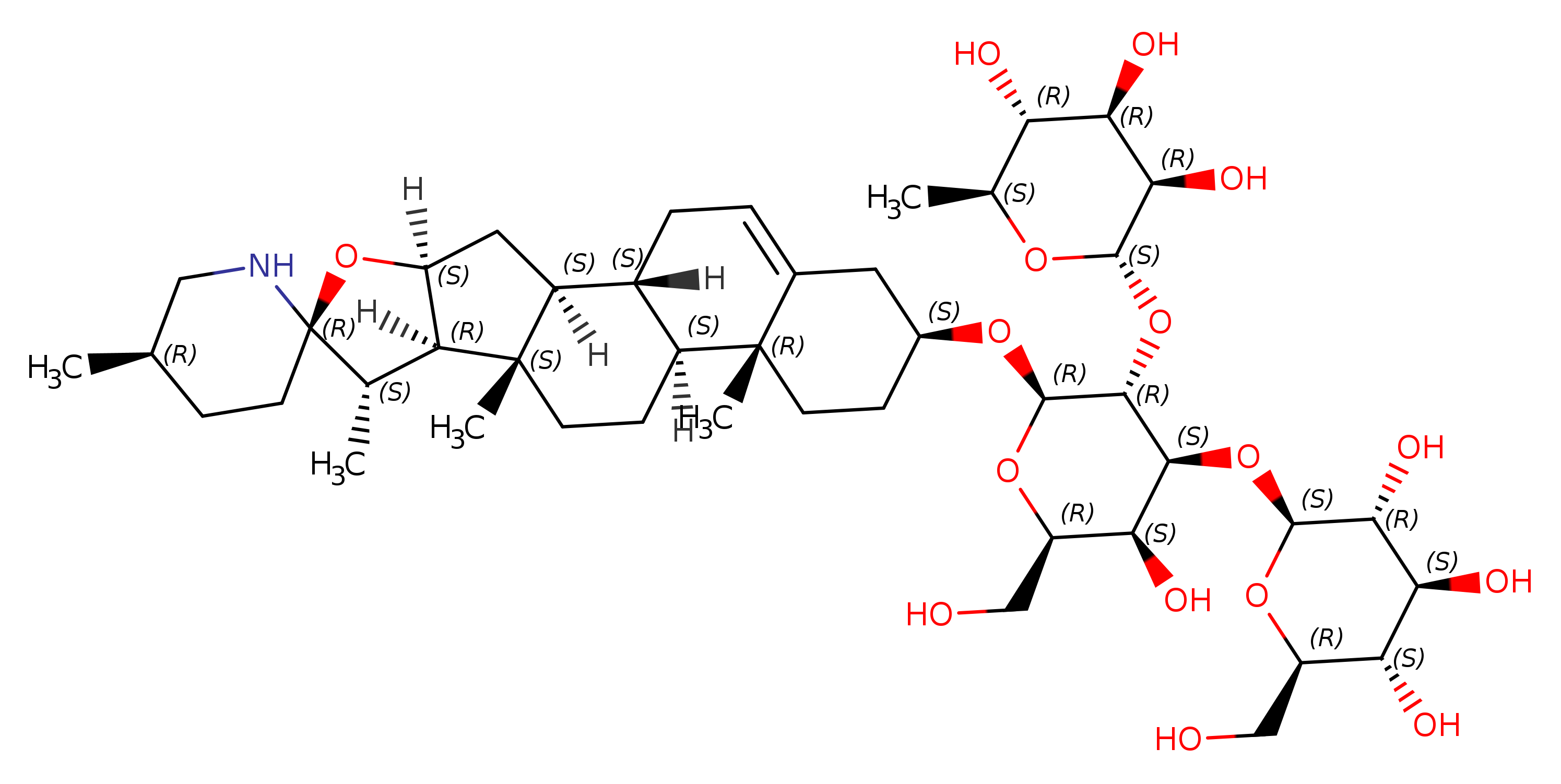 (2S,3R,4S,5S,6R)-2-(((2R,3S,4S,5R,6R)-3-Hydroxy-2-(hydroxymethyl)-6-(((4S,5'R,6aR,6bS,8aS,8bR,9S,10R,11aS,12aS,12bS)-5',6a,8a,9-tetramethyl-1,3,4,5,6,6a,6b,7,8,8a,8b,9,11a,12,12a,12b-hexadecahydrospiro[naphtho[2',1':4,5]indeno[2,1-b]furan-10,2'-piperidin]-4-yl)oxy)-5-(((2S,3R,4R,5R,6S)-3,4,5-trihydroxy-6-methyltetrahydro-2H-pyran-2-yl)oxy)tetrahydro-2H-pyran-4-yl)oxy)-6-(hydroxymethyl)tetrahydro-2H-pyran-3,4,5-triol