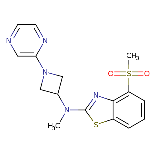 4-methanesulfonyl-N-methyl-N-[1-(pyrazin-2-yl)azetidin-3-yl]-1,3-benzothiazol-2-amine