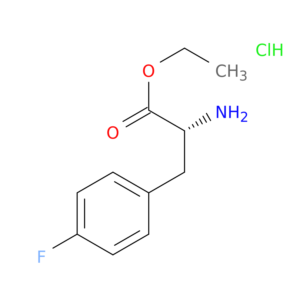 (R)-Ethyl 2-amino-3-(4-fluorophenyl)propanoate hydrochloride