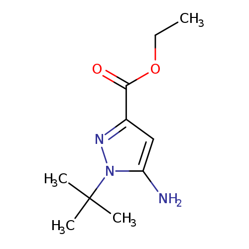 1H-Pyrazole-3-carboxylic acid, 5-amino-1-(1,1-dimethylethyl)-, ethylester