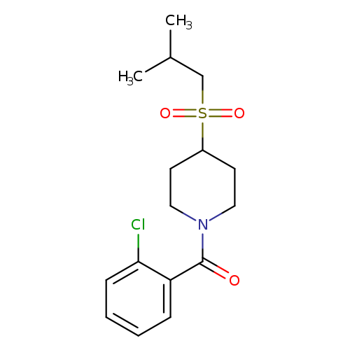 1-(2-chlorobenzoyl)-4-(2-methylpropanesulfonyl)piperidine