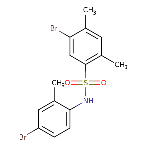 5-bromo-N-(4-bromo-2-methylphenyl)-2,4-dimethylbenzene-1-sulfonamide