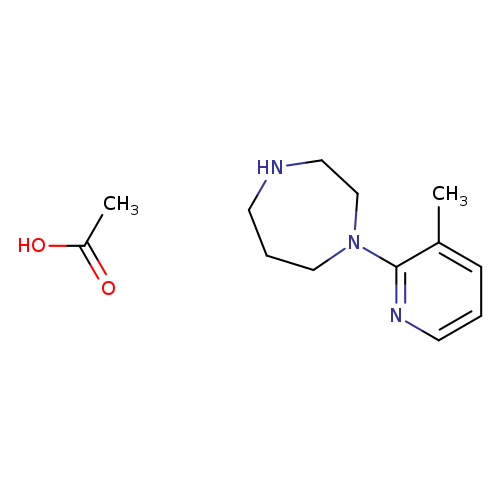 1-(3-methylpyridin-2-yl)-1,4-diazepane; acetic acid