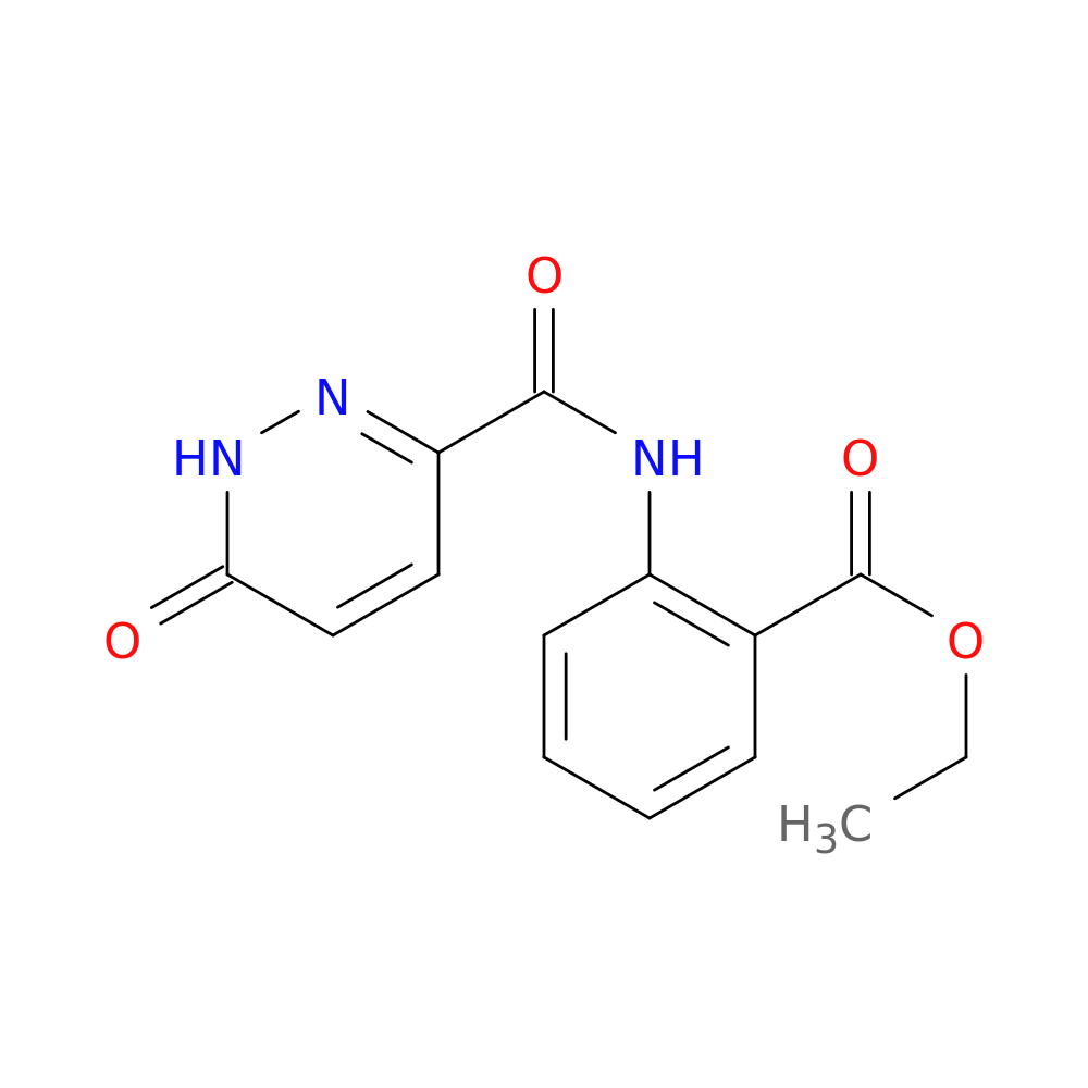 ethyl 2-(6-oxo-1,6-dihydropyridazine-3-amido)benzoate