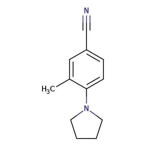 3-methyl-4-(pyrrolidin-1-yl)benzonitrile