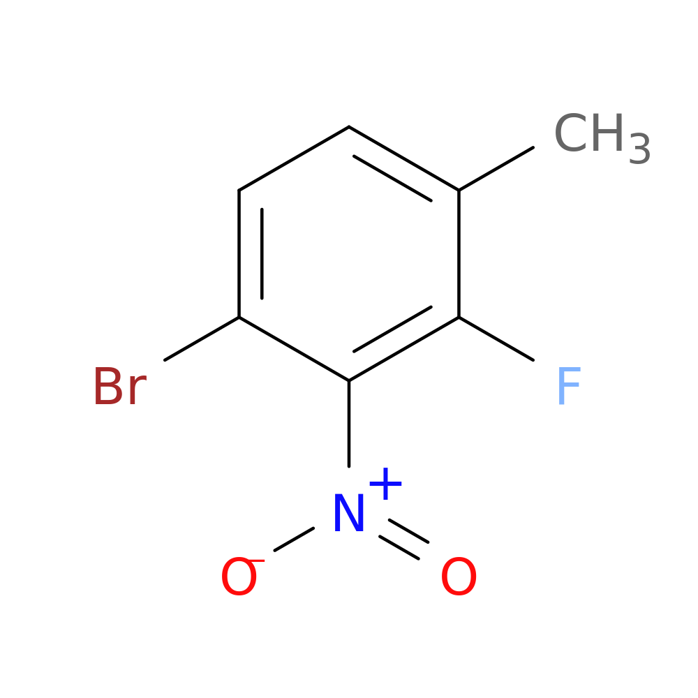 1-Bromo-3-Fluoro-4-Methyl-2-Nitrobenzene