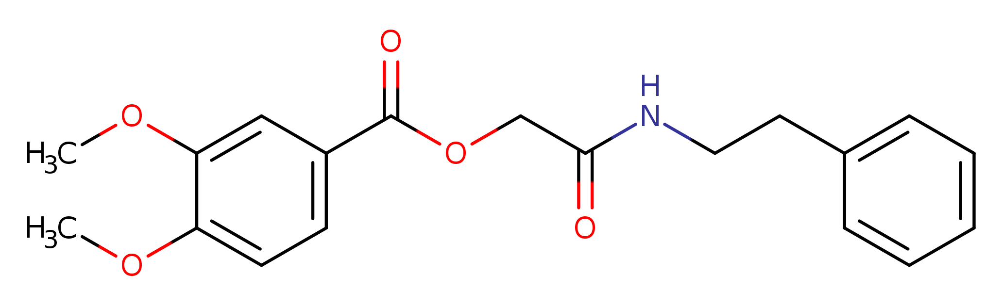 [(2-phenylethyl)carbamoyl]methyl 3,4-dimethoxybenzoate