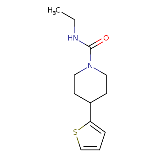 N-ethyl-4-(thiophen-2-yl)piperidine-1-carboxamide