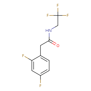 2-(2,4-difluorophenyl)-N-(2,2,2-trifluoroethyl)acetamide