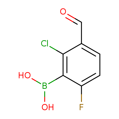 2-Chloro-6-fluoro-3-formylphenylboronic acid