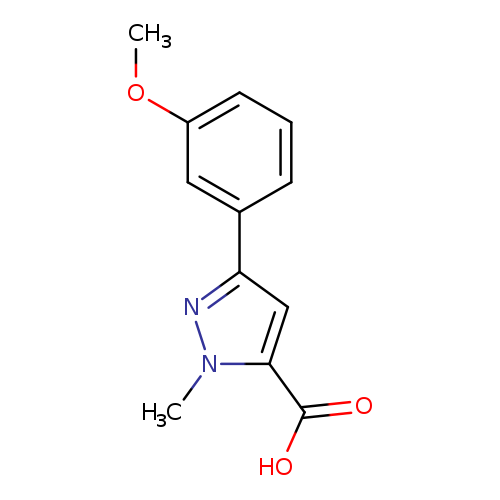 3-(3-METHOXYPHENYL)-1-METHYL-1(H)-PYRAZOLE-5-CARBOXYLIC ACID