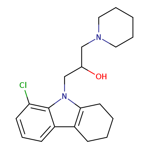 1-(8-chloro-1,2,3,4-tetrahydro-9H-carbazol-9-yl)-3-piperidin-1-ylpropan-2-ol