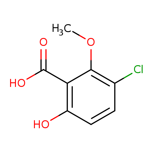 3-Chloro-6-hydroxy-2-methoxybenzoic acid