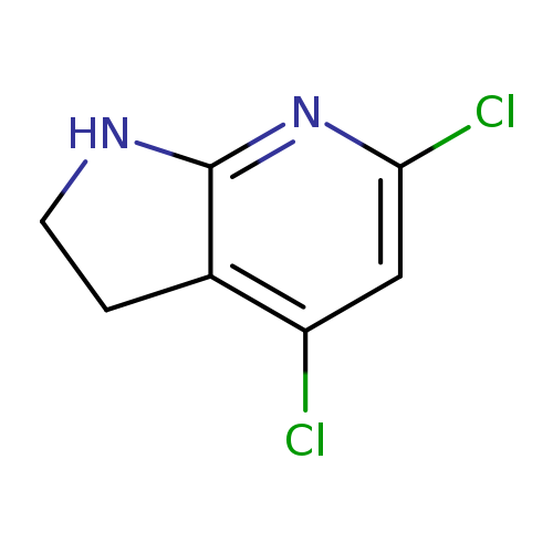 4,6-dichloro-1H,2H,3H-pyrrolo[2,3-b]pyridine