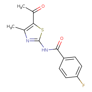 N-(5-Acetyl-4-methylthiazol-2-yl)-4-fluorobenzamide