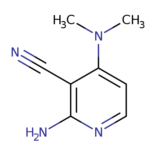 3-Pyridinecarbonitrile, 2-amino-4-(dimethylamino)-