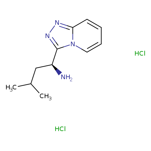 (1S)-3-methyl-1-{[1,2,4]triazolo[4,3-a]pyridin-3-yl}butan-1-amine dihydrochloride