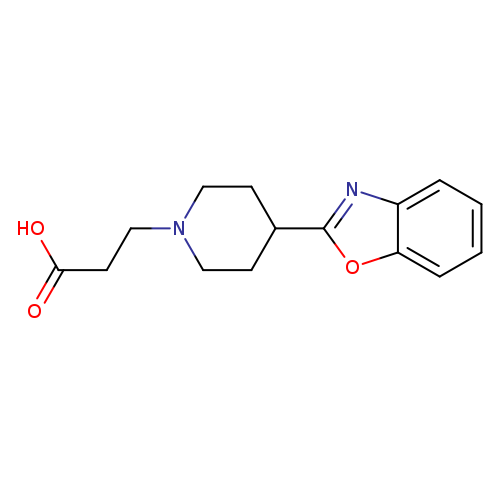 3-[4-(1,3-Benzoxazol-2-yl)piperidino]propanoic acid