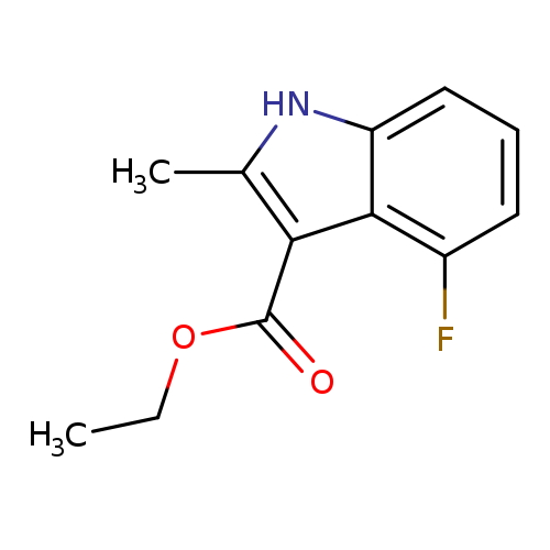 4-Fluoro-2-methylindole-3-carboxylic acid ethyl ester