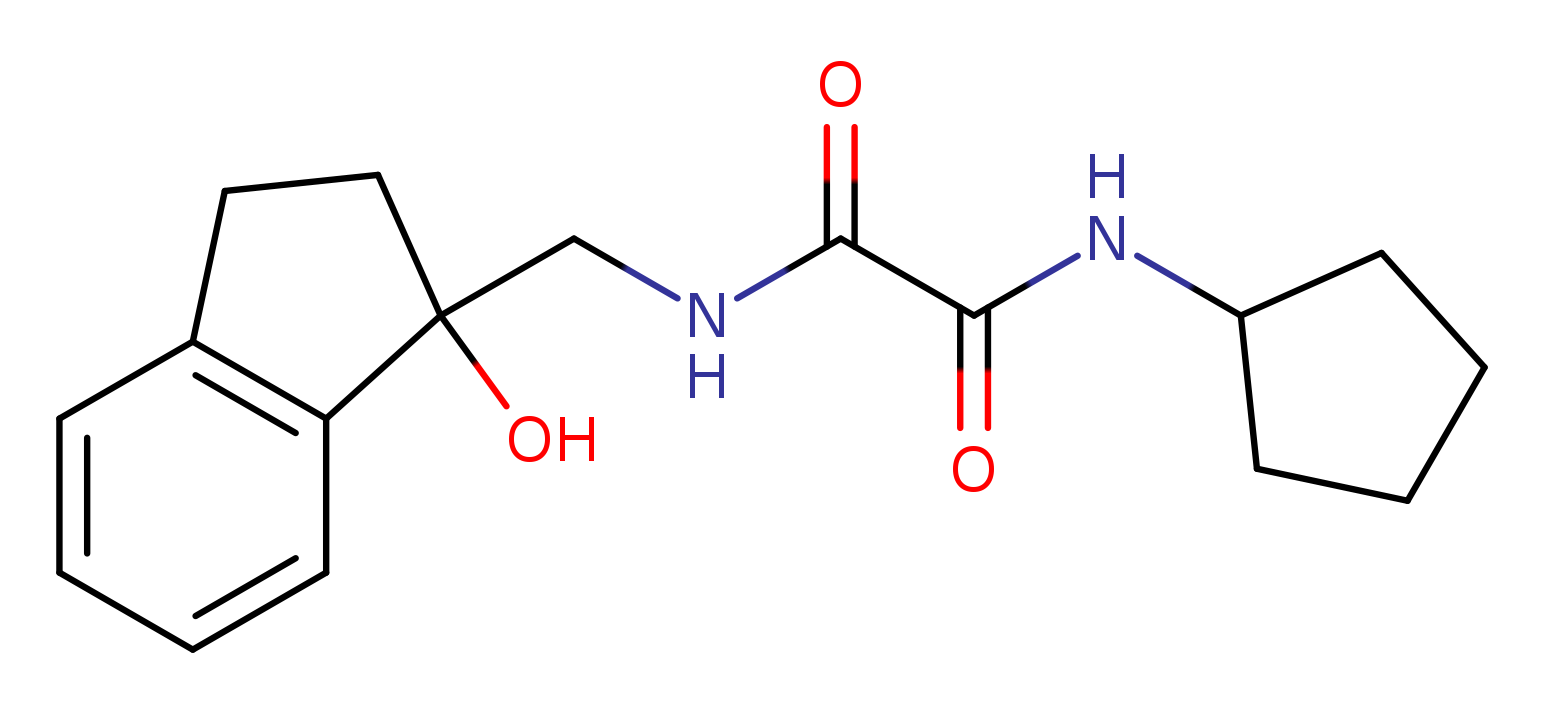 N'-cyclopentyl-N-[(1-hydroxy-2,3-dihydro-1H-inden-1-yl)methyl]ethanediamide