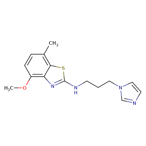 N-(3-(1H-Imidazol-1-yl)propyl)-4-methoxy-7-methylbenzo[d]thiazol-2-amine