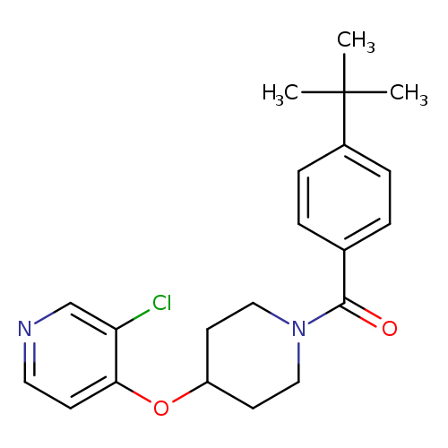 4-{[1-(4-tert-butylbenzoyl)piperidin-4-yl]oxy}-3-chloropyridine