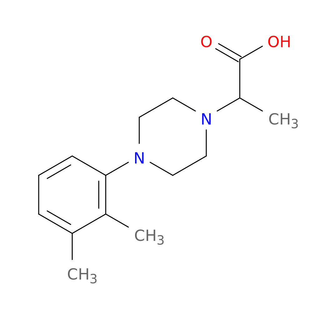 2-[4-(2,3-dimethylphenyl)piperazin-1-yl]propanoic acid