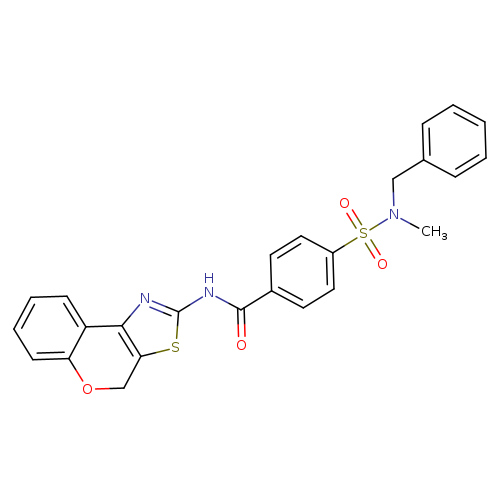 4-[benzyl(methyl)sulfamoyl]-N-{4H-chromeno[4,3-d][1,3]thiazol-2-yl}benzamide