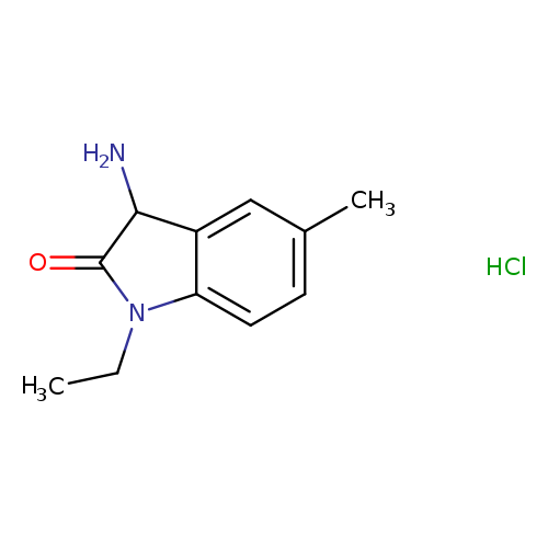 3-amino-1-ethyl-5-methyl-2,3-dihydro-1H-indol-2-one hydrochloride