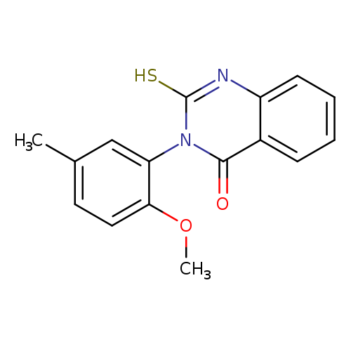 3-(2-methoxy-5-methylphenyl)-2-sulfanyl-3,4-dihydroquinazolin-4-one