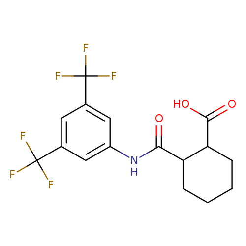 2-{[3,5-bis(trifluoromethyl)phenyl]carbamoyl}cyclohexane-1-carboxylic acid