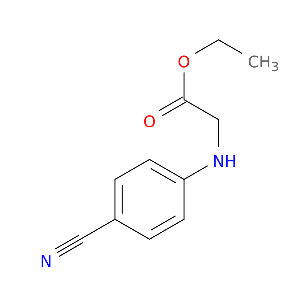 Ethyl 2-((4-cyanophenyl)amino)acetate