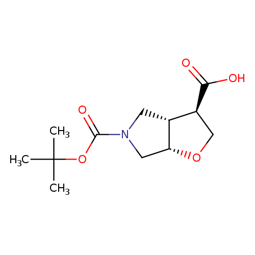 Racemic-(3r,3as,6as)-5-(tert-butoxycarbonyl)hexahydro-2h-furo[2,3-c]pyrrole-3-carboxylic acid