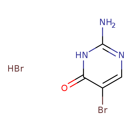 4(3H)-Pyrimidinone, 2-amino-5-bromo-, hydrobromide (1:1)