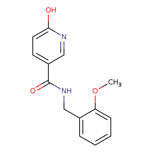 6-hydroxy-N-[(2-methoxyphenyl)methyl]pyridine-3-carboxamide