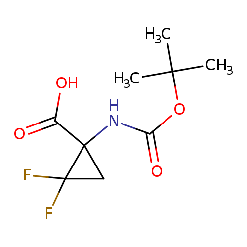1-(tert-Butoxycarbonylamino)-2,2-difluorocyclopropanecarboxylic acid